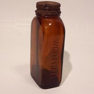Vintage ANACIN Brown Glass Bottle ~Whitehall